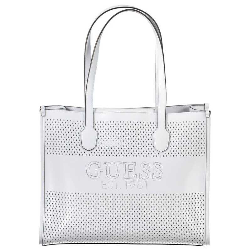 Guess Jeans White Polyethylene Handbag, theFeinheit