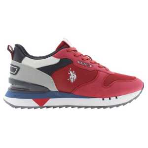 U.S. POLO ASSN. Red Polyester Sneaker