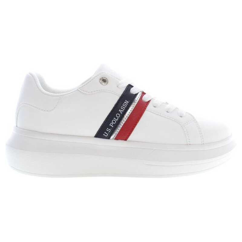 U.S. POLO ASSN. White Polyester Sneaker, theFeinheit