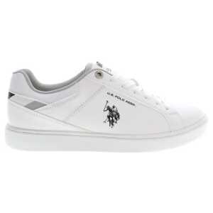 U.S. POLO ASSN. White Polyester Sneaker