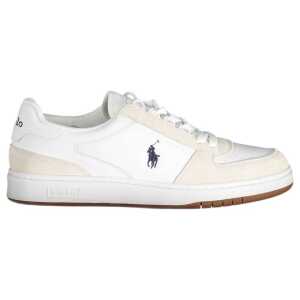 Ralph Lauren White Polyester Sneaker
