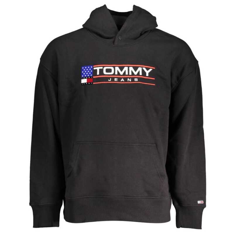 Tommy Hilfiger Black Cotton Sweater, theFeinheit
