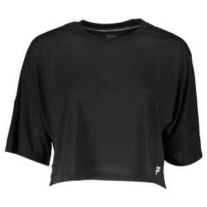 Fila Black Polyester Tops & T-Shirt
