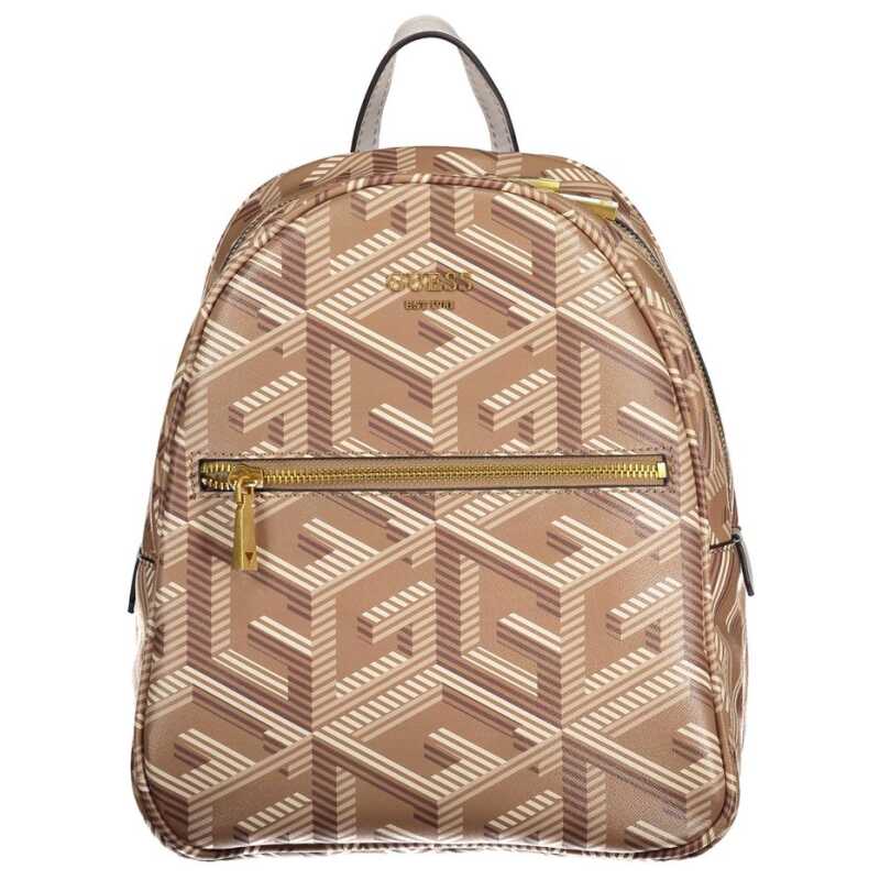 Guess Jeans Brown Polyethylene Backpack, theFeinheit