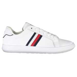 Tommy Hilfiger White Polyester Sneaker