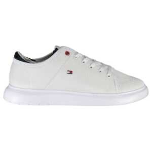 Tommy Hilfiger White Polyester Sneaker