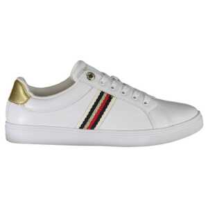 Tommy Hilfiger White Polyester Sneaker