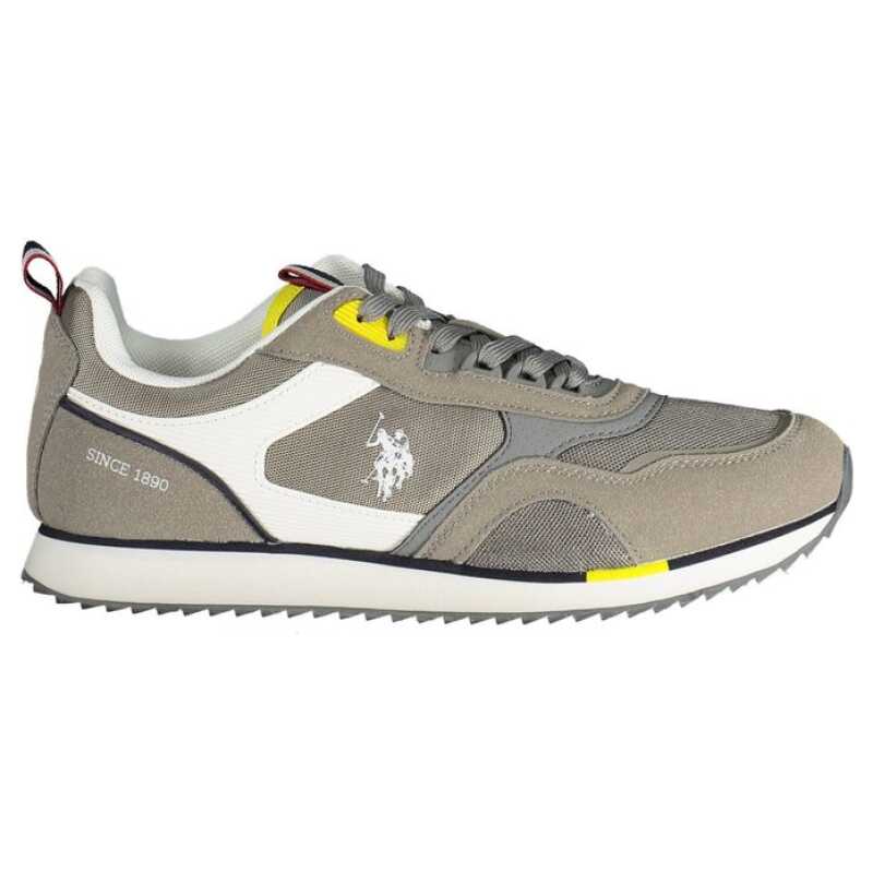 U.S. POLO ASSN. Gray Polyester Sneaker, theFeinheit