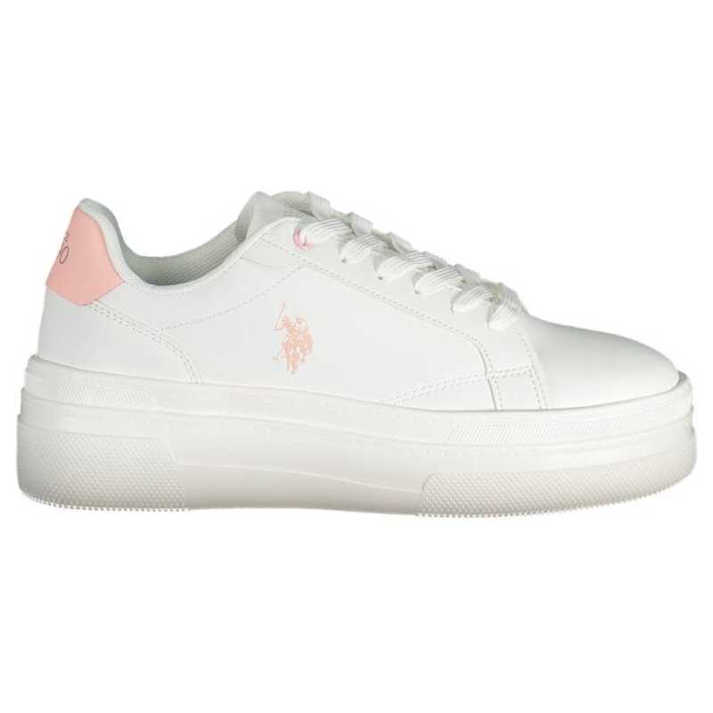 U.S. POLO ASSN. White Polyester Sneaker, theFeinheit