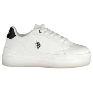U.S. POLO ASSN. White Polyester Sneaker