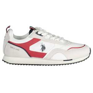 U.S. POLO ASSN. White Polyester Sneaker