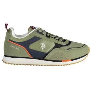 U.S. POLO ASSN. Green Polyester Sneaker