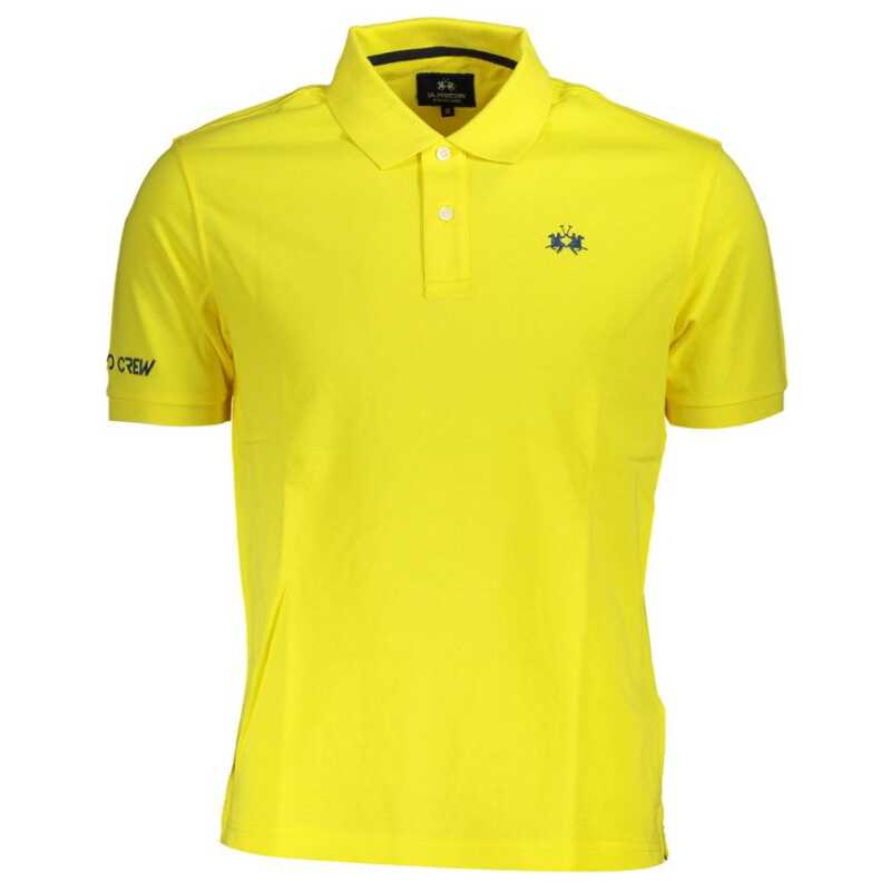 La Martina Yellow Cotton Polo Shirt, theFeinheit