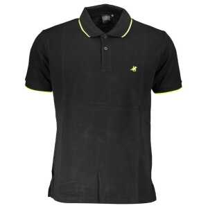 U.S. Grand Polo Black Cotton Polo Shirt