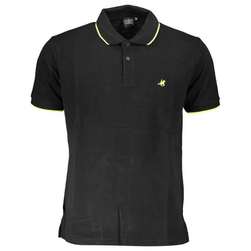 U.S. Grand Polo Black Cotton Polo Shirt, theFeinheit