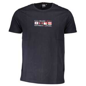 U.S. Grand Polo Blue Cotton T-Shirt