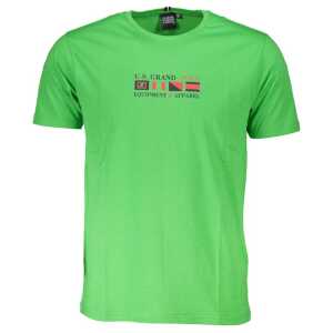 U.S. Grand Polo Green Cotton T-Shirt