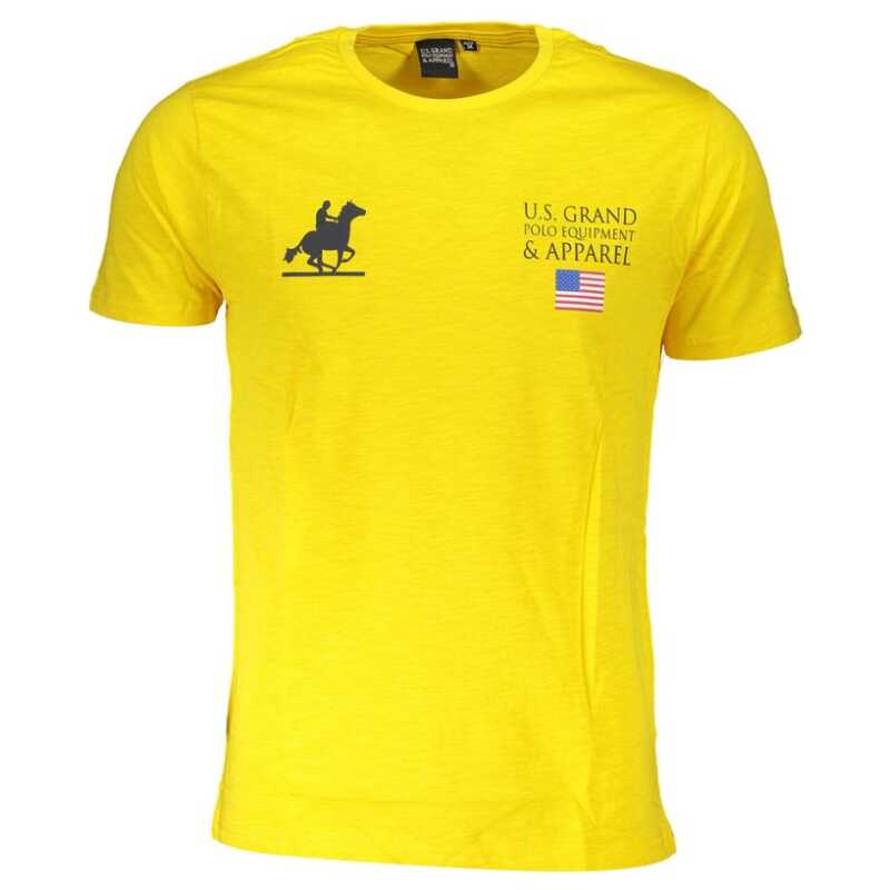 U.S. Grand Polo Yellow Cotton T-Shirt, theFeinheit