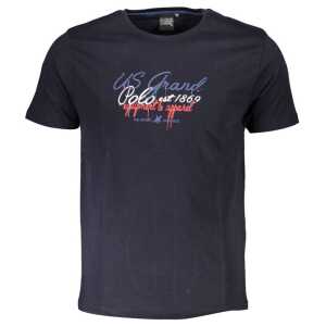 U.S. Grand Polo Blue Cotton T-Shirt