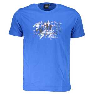 U.S. Grand Polo Blue Cotton T-Shirt
