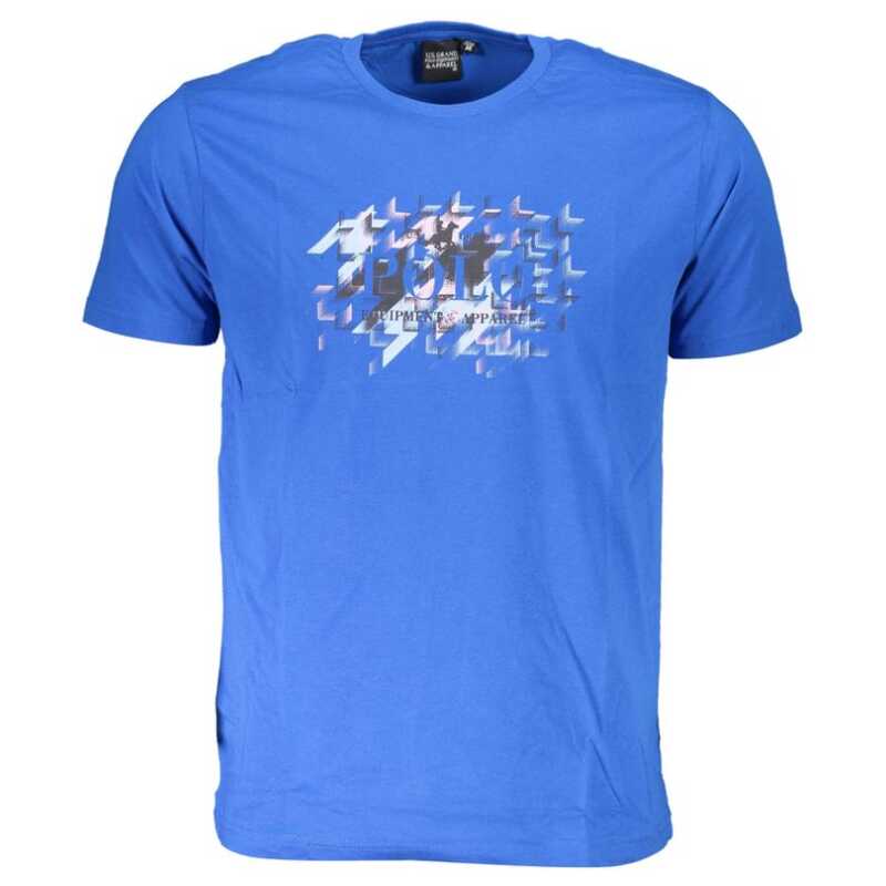 U.S. Grand Polo Blue Cotton T-Shirt, theFeinheit