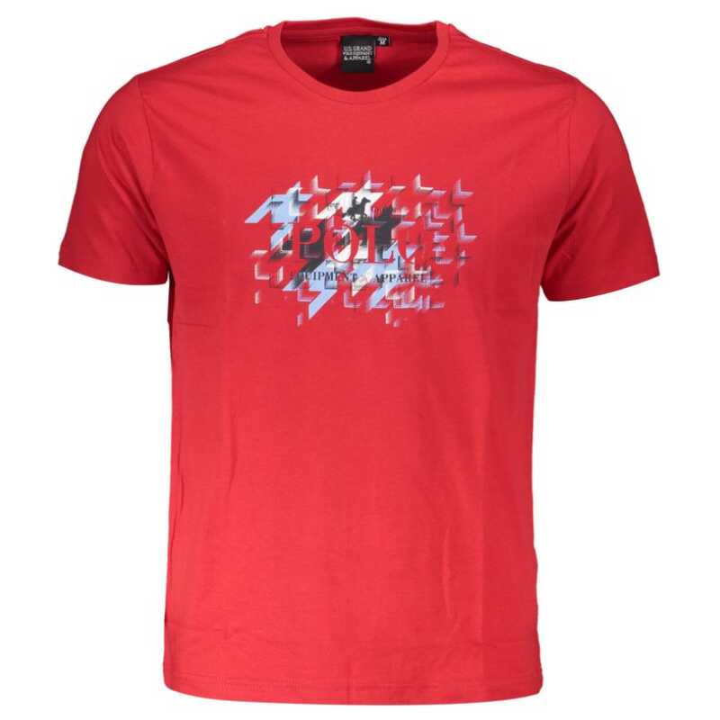 U.S. Grand Polo Red Cotton T-Shirt, theFeinheit