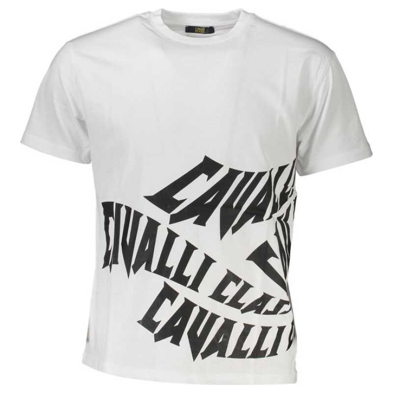Cavalli Class White Cotton T-Shirt, theFeinheit
