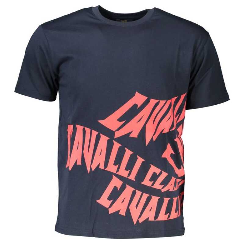 Cavalli Class Blue Cotton T-Shirt, theFeinheit