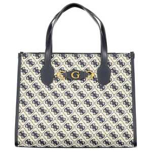 Guess Jeans Blue Polyester Handbag