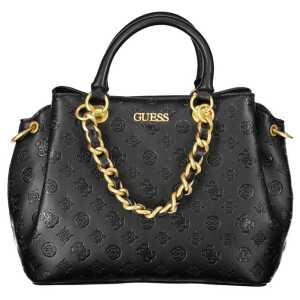 Guess Jeans Black Polyethylene Handbag
