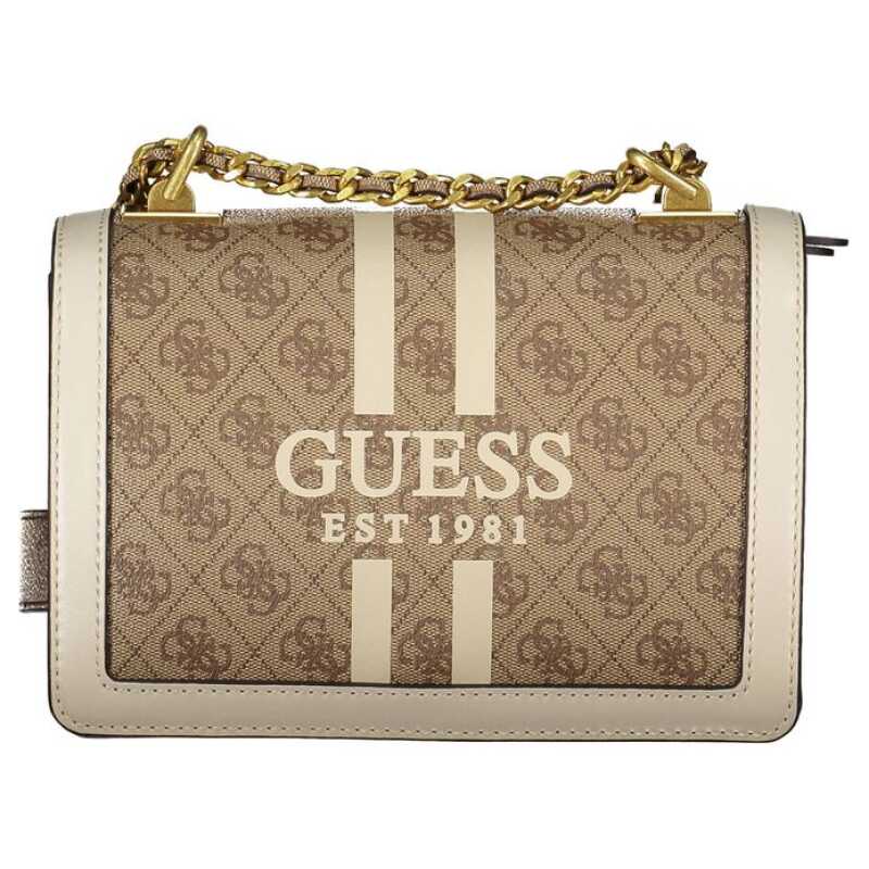 Guess Jeans Beige Polyethylene Handbag, theFeinheit
