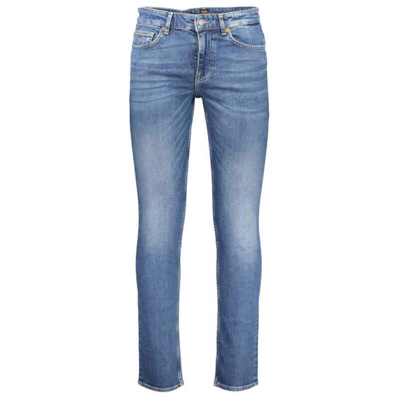 Hugo Boss Blue Cotton Jeans &amp; Pant, theFeinheit