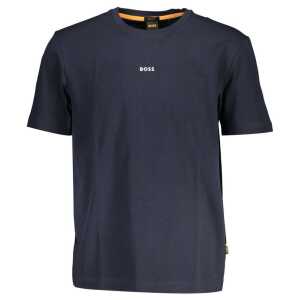 Hugo Boss Blue Cotton T-Shirt