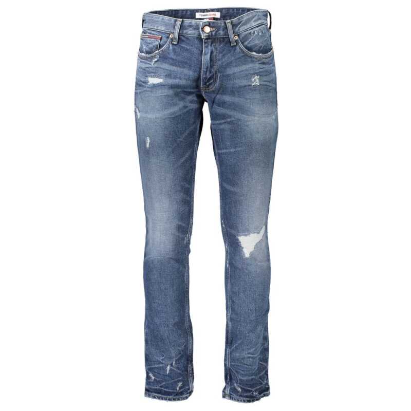 Tommy Hilfiger Blue Cotton Jeans &amp; Pant, theFeinheit