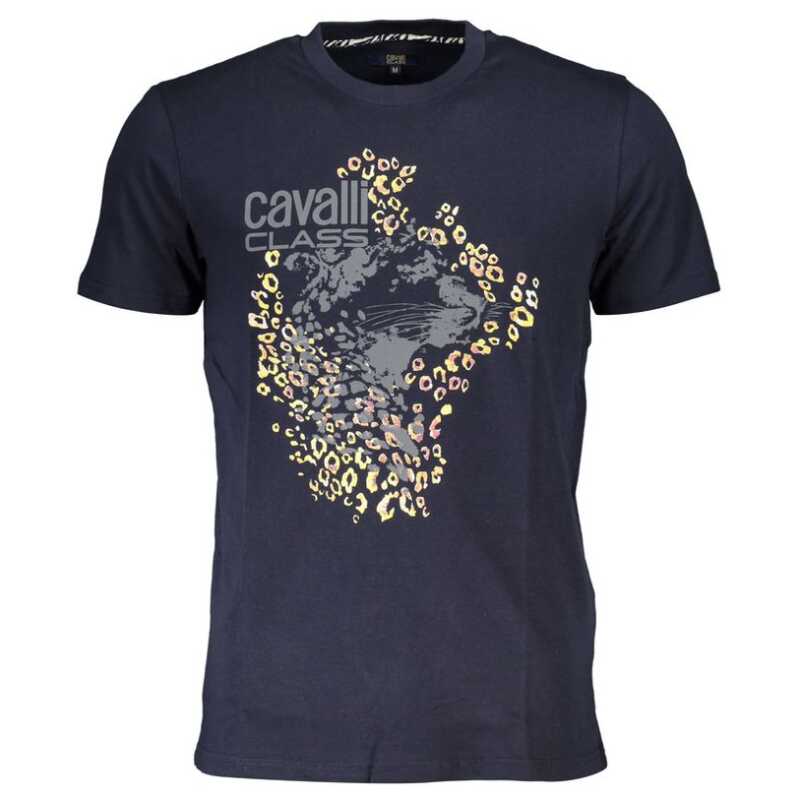 Cavalli Class Blue Cotton T-Shirt, theFeinheit