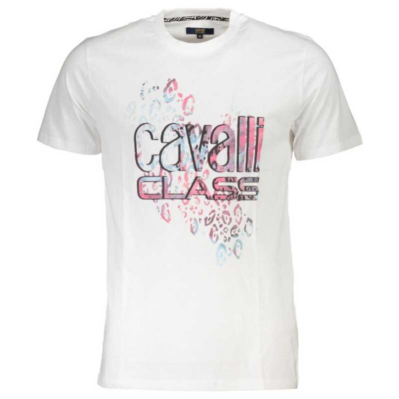 Cavalli Class White Cotton T-Shirt, theFeinheit