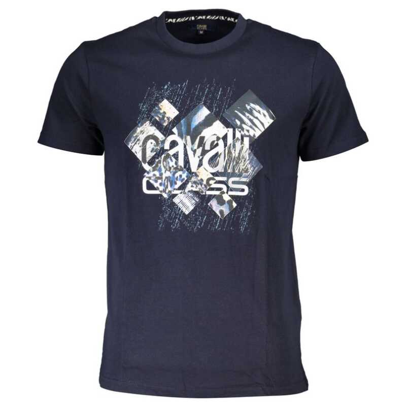 Cavalli Class Blue Cotton T-Shirt, theFeinheit