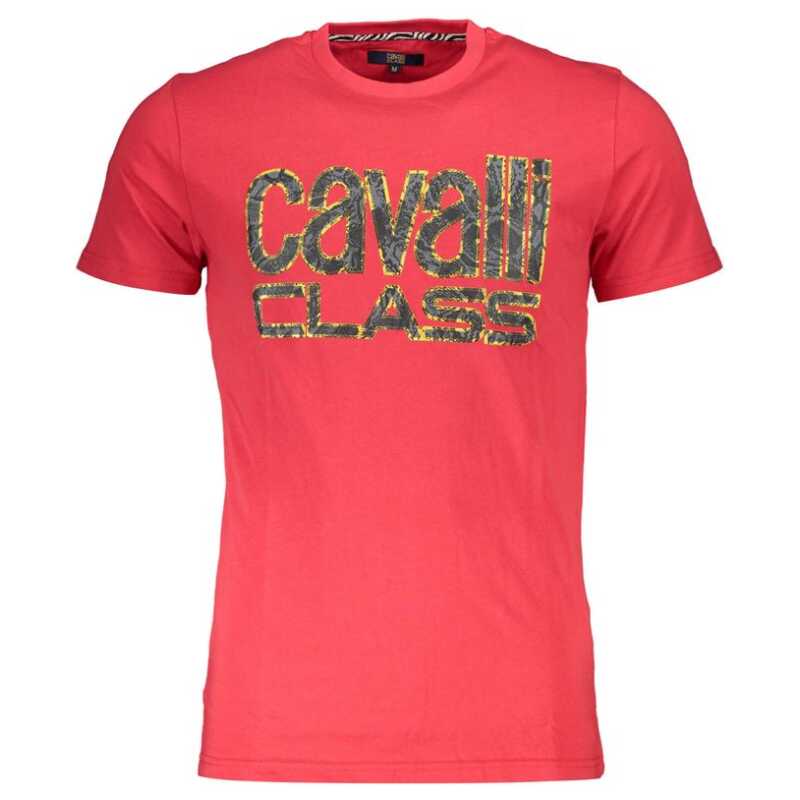 Cavalli Class Red Cotton T-Shirt, theFeinheit