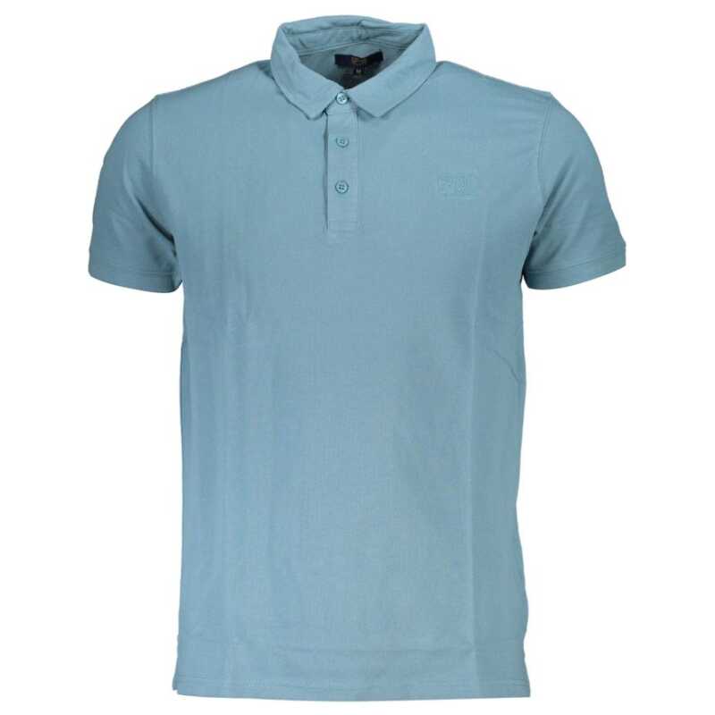 Cavalli Class Blue Cotton Polo Shirt, theFeinheit