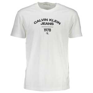 Calvin Klein White Cotton T-Shirt