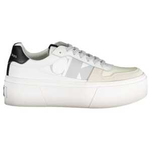 Calvin Klein White Polyester Sneaker