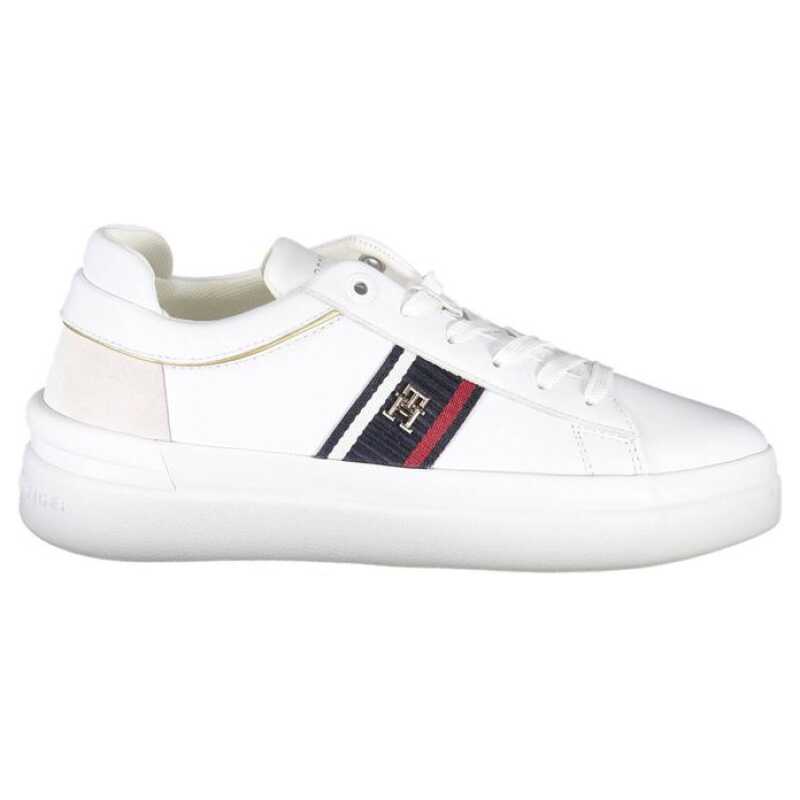 Tommy Hilfiger White Polyester Sneaker, theFeinheit