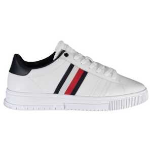 Tommy Hilfiger White Polyester Sneaker