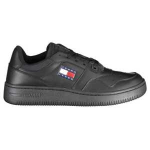 Tommy Hilfiger Black Polyester Sneaker