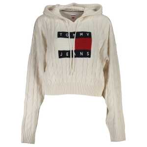 Tommy Hilfiger White Polyester Sweater