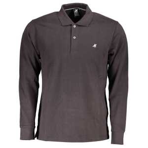 U.S. Grand Polo Gray Cotton Polo Shirt
