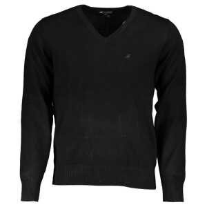 U.S. Grand Polo Black Nylon Sweater