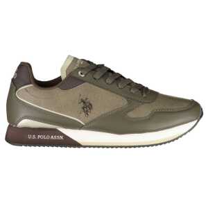 U.S. POLO ASSN. Brown Polyester Sneaker