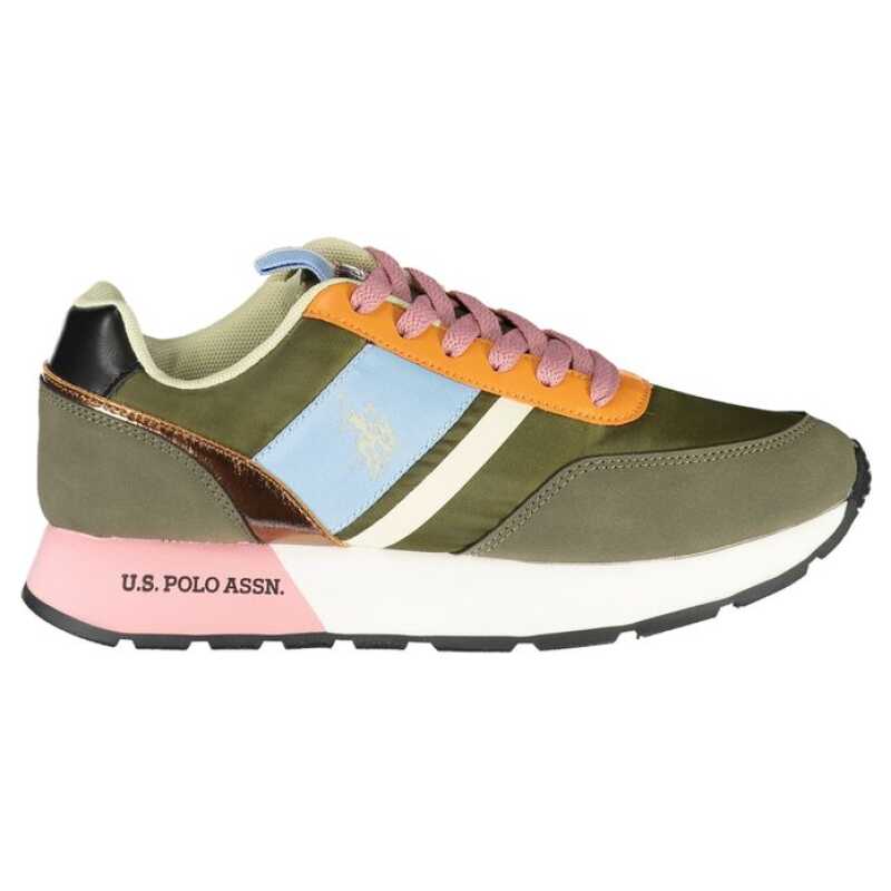 U.S. POLO ASSN. Green Polyester Sneaker, theFeinheit