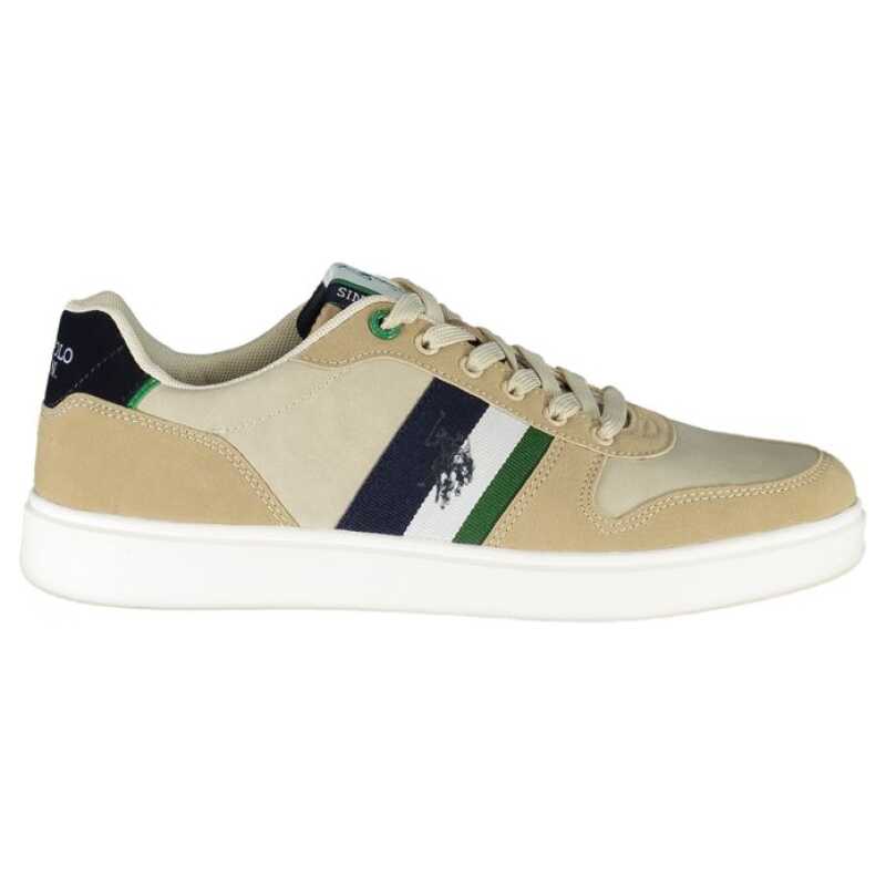 U.S. POLO ASSN. Beige Polyester Sneaker, theFeinheit